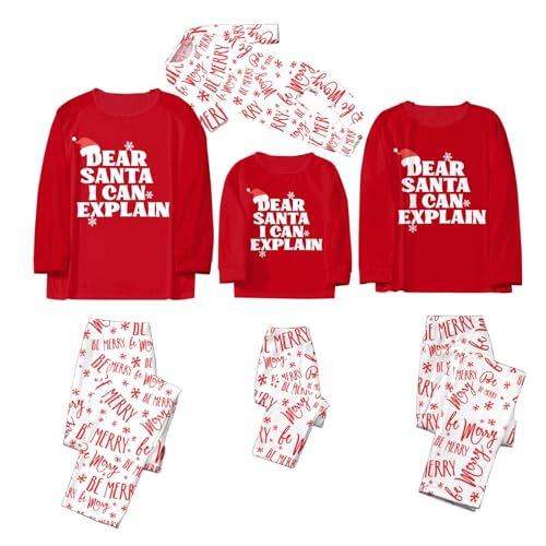 Pyjama Famille Noël Rouge Confort