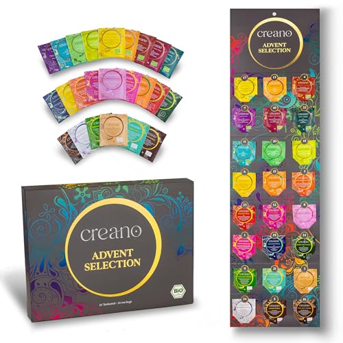 Creano calendrier de l’Avent BIO 24 sachets de thé assortis 