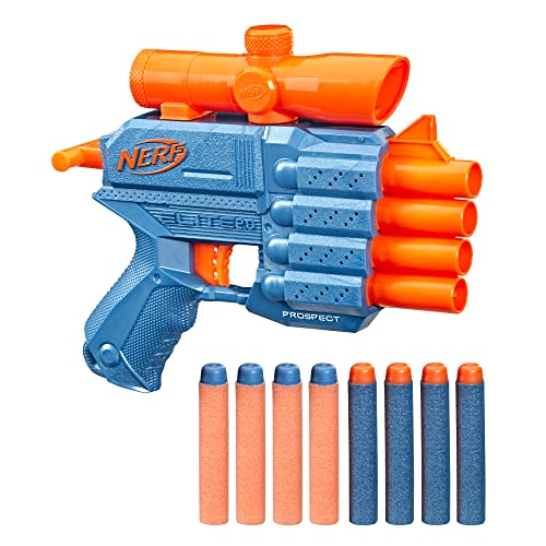 Nerf Elite 2.0, Blaster Prospect QS-4, 8 fléchettes Nerf Eli