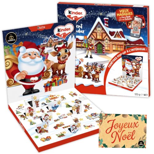 Calendrier de l’Avent Kinder POP UP 2026 · 24 Chocolats Vari