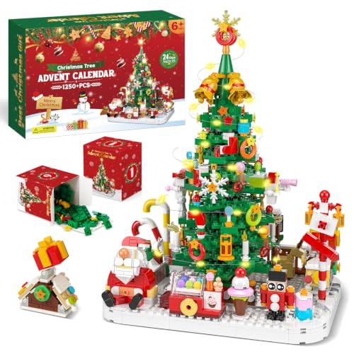Calendrier Avent Sapin Noël LED 2026