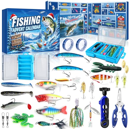iZoeL Calendrier de lAvent Peche, Leurre Peche Carnassier, C