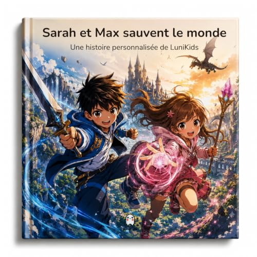 Livre personnalisé pour enfant en style Manga - Histoire et