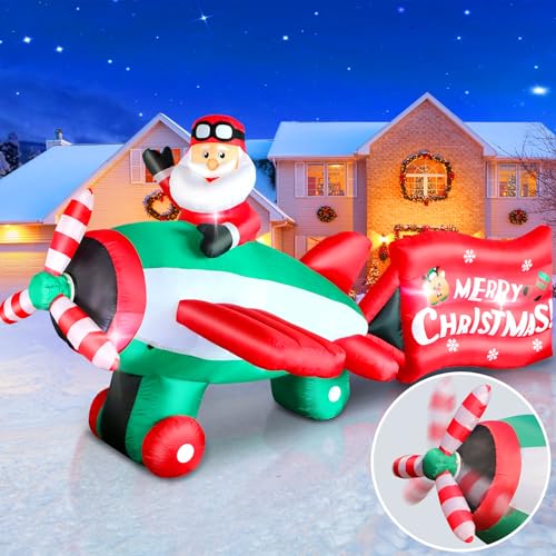 Père Noël Gonflable Géant 3,2m LED