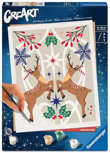 Ravensburger CreArt 25895 - Cerf de Noël - Peinture par numé