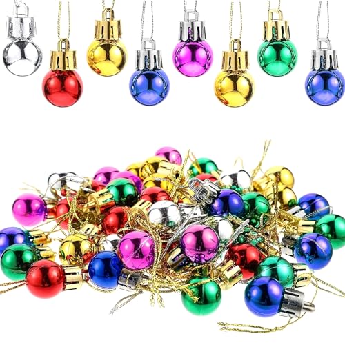 BSITSSS Lot de 36 Boules de Noël, 3cm Boule Sapin de Noel, A