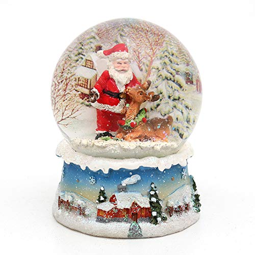 Dekohelden24-500892-A - Magnifique Boule à Neige - Père Noël