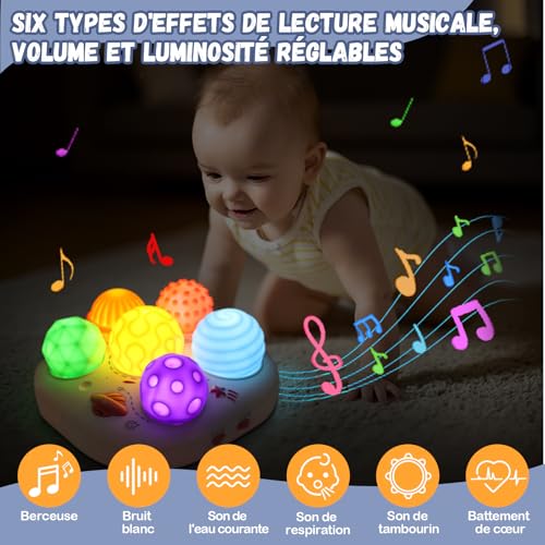 YOOHBERRYS Jouet Bebe de 1 2 3 Ans, Montessori Jouets Musica