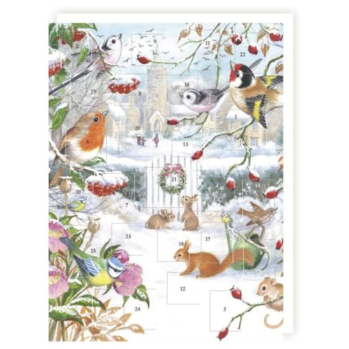 Tracks Calendrier de lAvent traditionnel avec motif jardin s