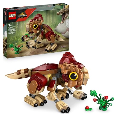 LEGO Jurassic World Dolores, Le Bébé Aquilops - Jeu de Const