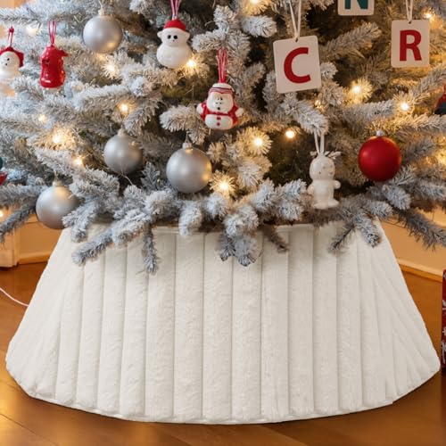 Lanpn Jupe de Sapin de Noël 60cm, Panier de Base de Sapin de