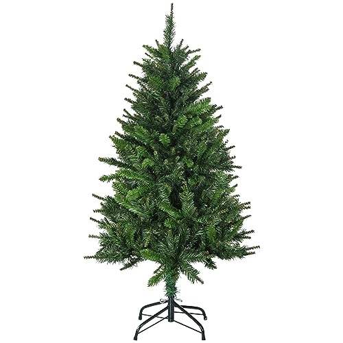 HOMCOM Sapin de Noël Artificiel 120 cm, 310 Branches, Arbre 