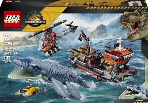 LEGO Jurassic World L'Attaque du Bateau par Le mosasaure 779
