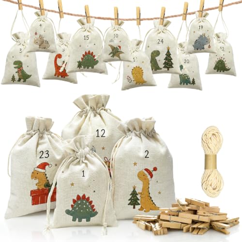 Calendrier de lAvent DIY à remplir avec 24 sachets de lAvent