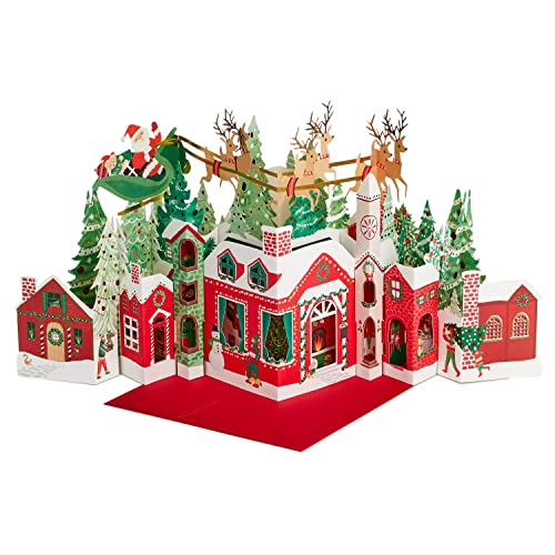 Hallmark Paper Wonder Carte de Noël pop-up Motif Père Noël e