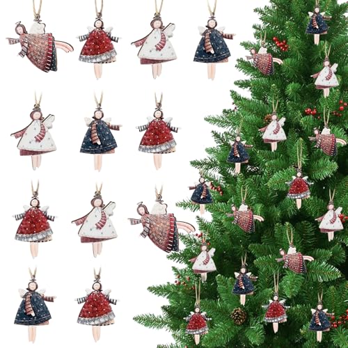 Décorations Sapin Noël Bois Ange