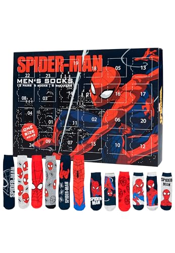 Calendrier de lAvent United Labels Marvel Spiderman avec 12