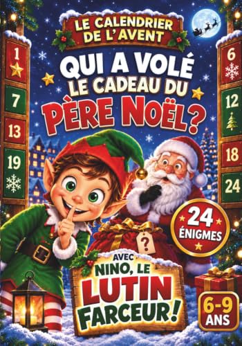 Calendrier Avent Enigmes Lutin 6-9 ans