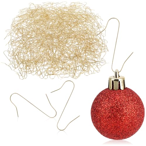 COM-FOUR® 600x Crochet pour décoration de Sapin de Noël - dé
