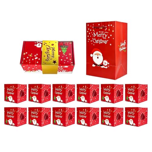 Lot de 12 boîtes de Noël explosives réutilisables et créativ