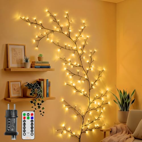 Ollny Willow Vine Guirlande Lumineuse Intérieur 2,3m 144 LED