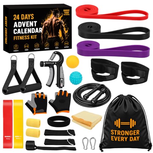 Calendrier de lAvent Fitness 2026 Homme, 24 Accessoires de S
