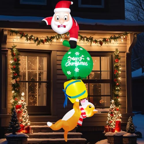 Père Noël Gonflable Extérieur 2,4m