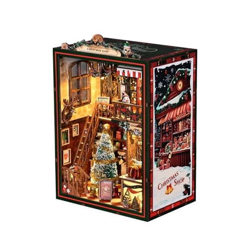 BATTREVO DIY Boutique de Noël,Boîte à Musique à Construire a