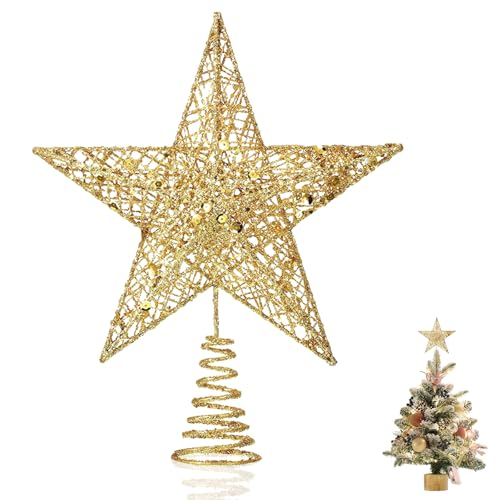 Étoile Dorée Sapin Noël Festive