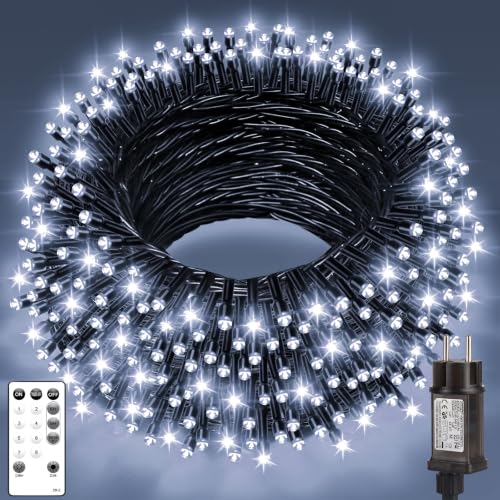 Guirlande Lumineuse Noël Extérieur 50M 500LED Blanc Froid av