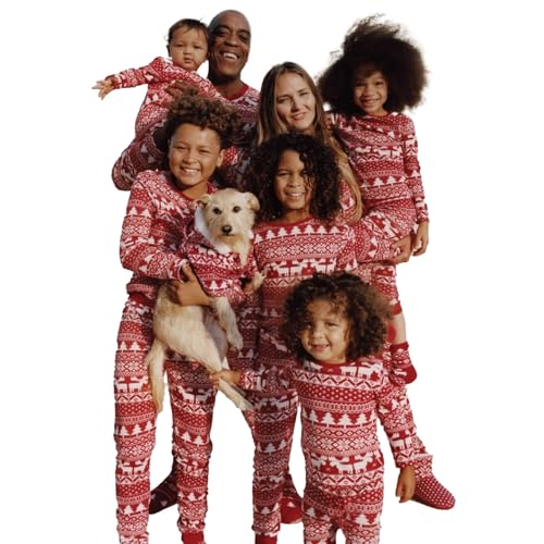 Pyjama Noël Famille Imprimé Renne