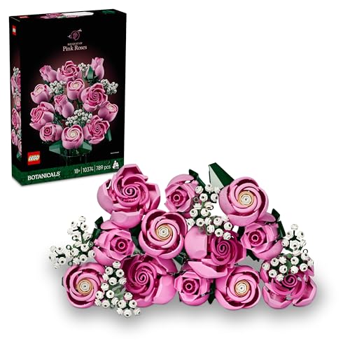 LEGO Botanicals Bouquet de Roses Roses - Set de Construction