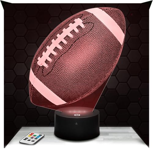 Lampephoto.fr - Lampe 3D Ballon de Football Américain, Sport