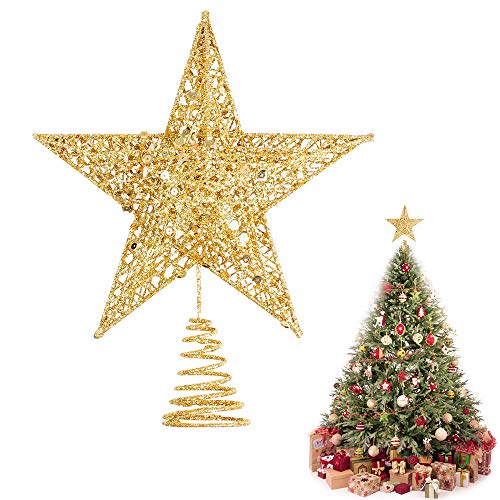 Dadabig Étoile pour Sapin de Noël, Topper Étoile de Noël, Ci