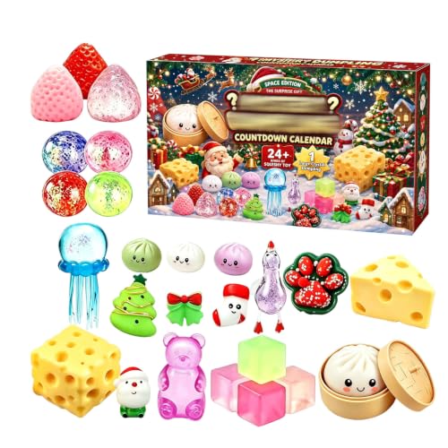 Calendrier de lAvent Squishy de Noël 2026 Compte à Rebours p