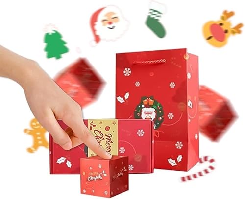 Boîte-cadeau surprise Explosion Joyeux Noël Coffrets cadeaux