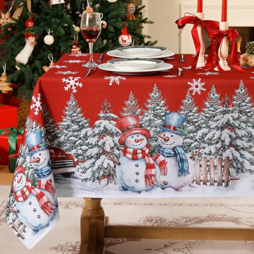 Softalker Nappe de Noel Grande Taille rectangulaire 150x300 