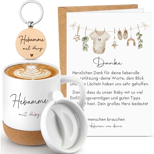 Geiserailie Coffret de 4 Cadeaux pour Sages-Femmes Comprend