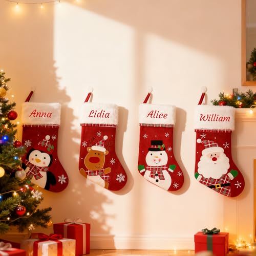Chaussettes et bottes de Noël