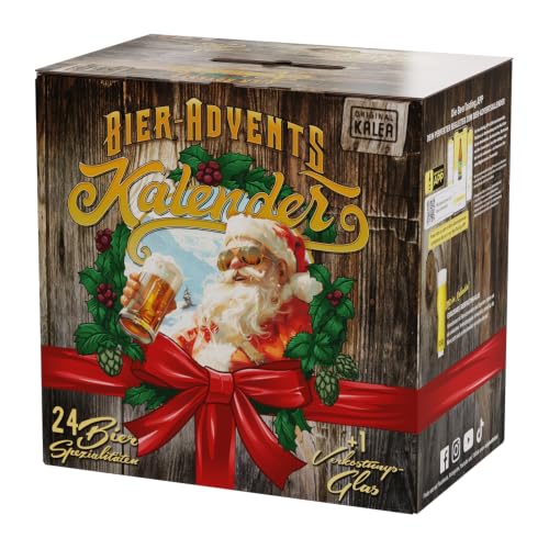 Calendrier Avent 24 Bières Monde + Verre