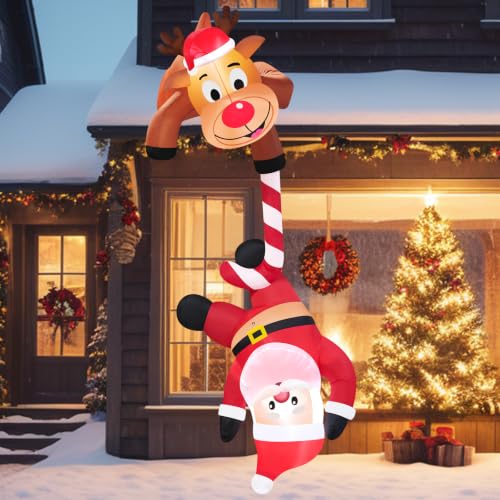 Renne Gonflable Noël Extérieur 2,1m