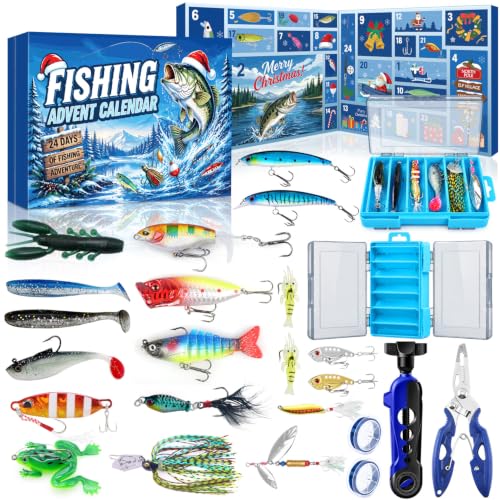 iZoeL Calendrier de lAvent Peche, Leurre Peche Carnassier, C