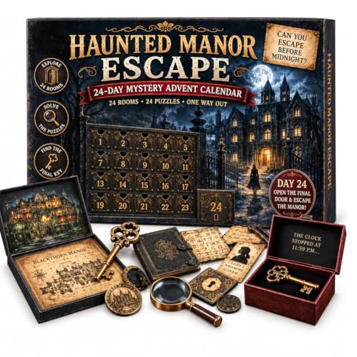 Calendrier de lAvent Escape Game Manoir Hanté pour Adultes