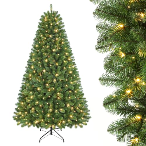 Alupssuc 180 cm Sapin de Noel Lumineux LED Artificiel, 13 Mo