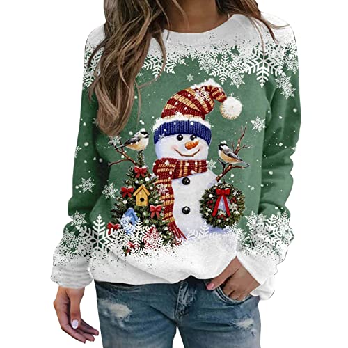 Pull Noel Femme, Ugly Pull Moche de Noel Rigolo Femme Hiver 
