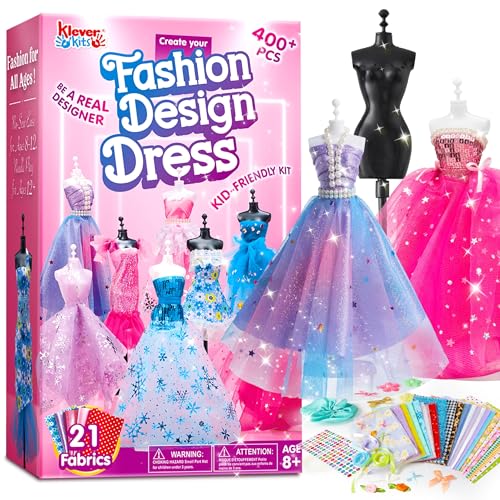 Klever Kits 400+PCS Artisanat de Design de Mode pour Enfants