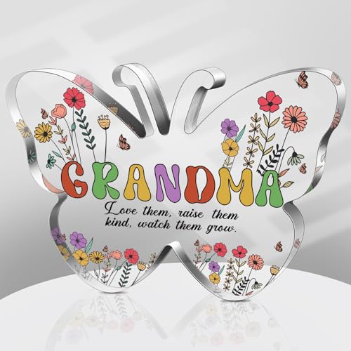 Jetec Cadeau danniversaire pour grand-mère en acrylique en f