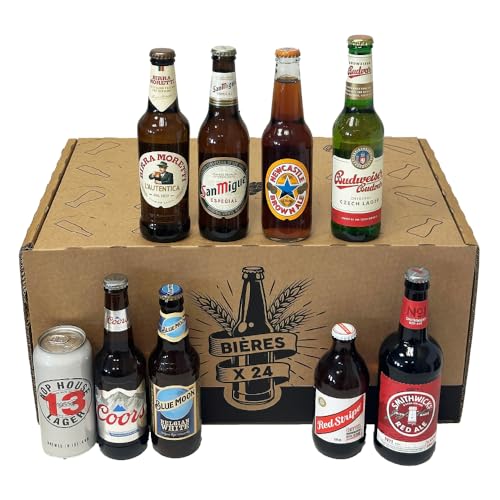 Coffret 24 bières du monde différentes
