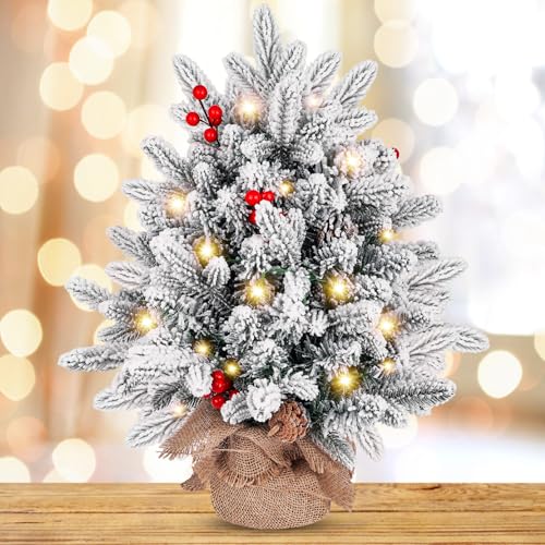 Sapin Noel Artificiel,Sapin de Noel avec Guirlande Lumineuse