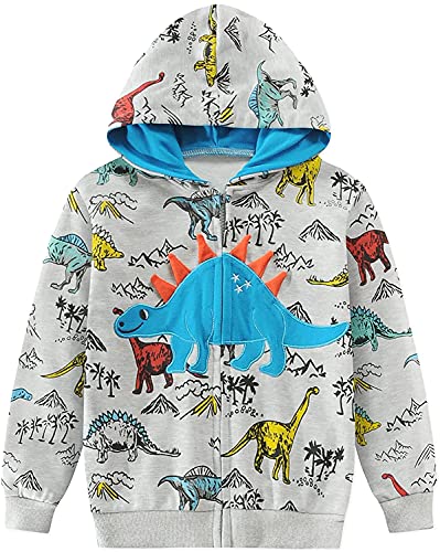 EULLA Sweat à capuche zippé pour enfants garçons - Veste swe